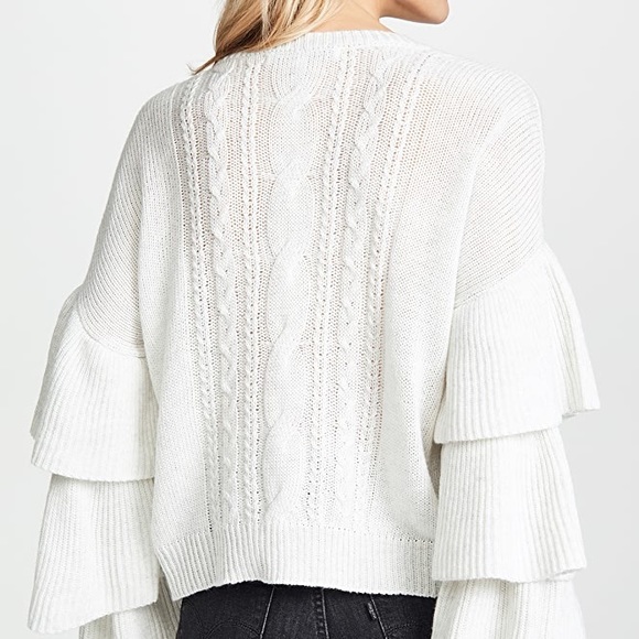 Cupcakes & Cashmere Kristin Cable Knit Sweater - Picture 3 of 4